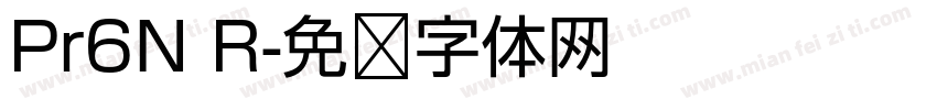 Pr6N R字体转换